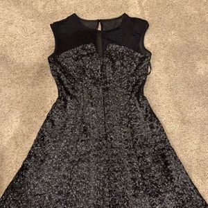 Calvin Klein Fit and Flare sequin dress